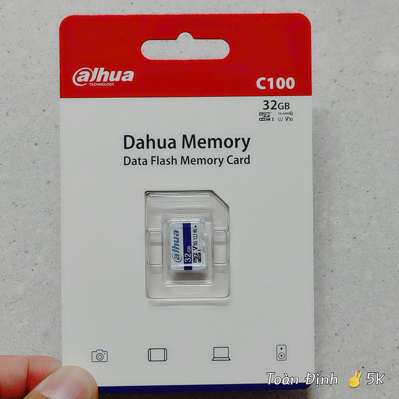 DAHUA 32G 95Mbps - Thẻ nhớ Chính Hãng ✌ Dahua Việt Nam | 7 năm | Thùng 10 Hộp 25c | Tương thích tốt với Camera Wifi