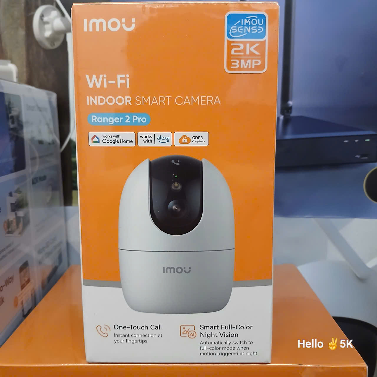 (5.0Ghz) IMOU A32 PRO 2K 3MP - Tem 2026 | Ban đêm có màu | Wifi 2 tần số 2.4 và 5.0Ghz | Có cổng LAN | Nén H.265 | Nhận thẻ 512GB