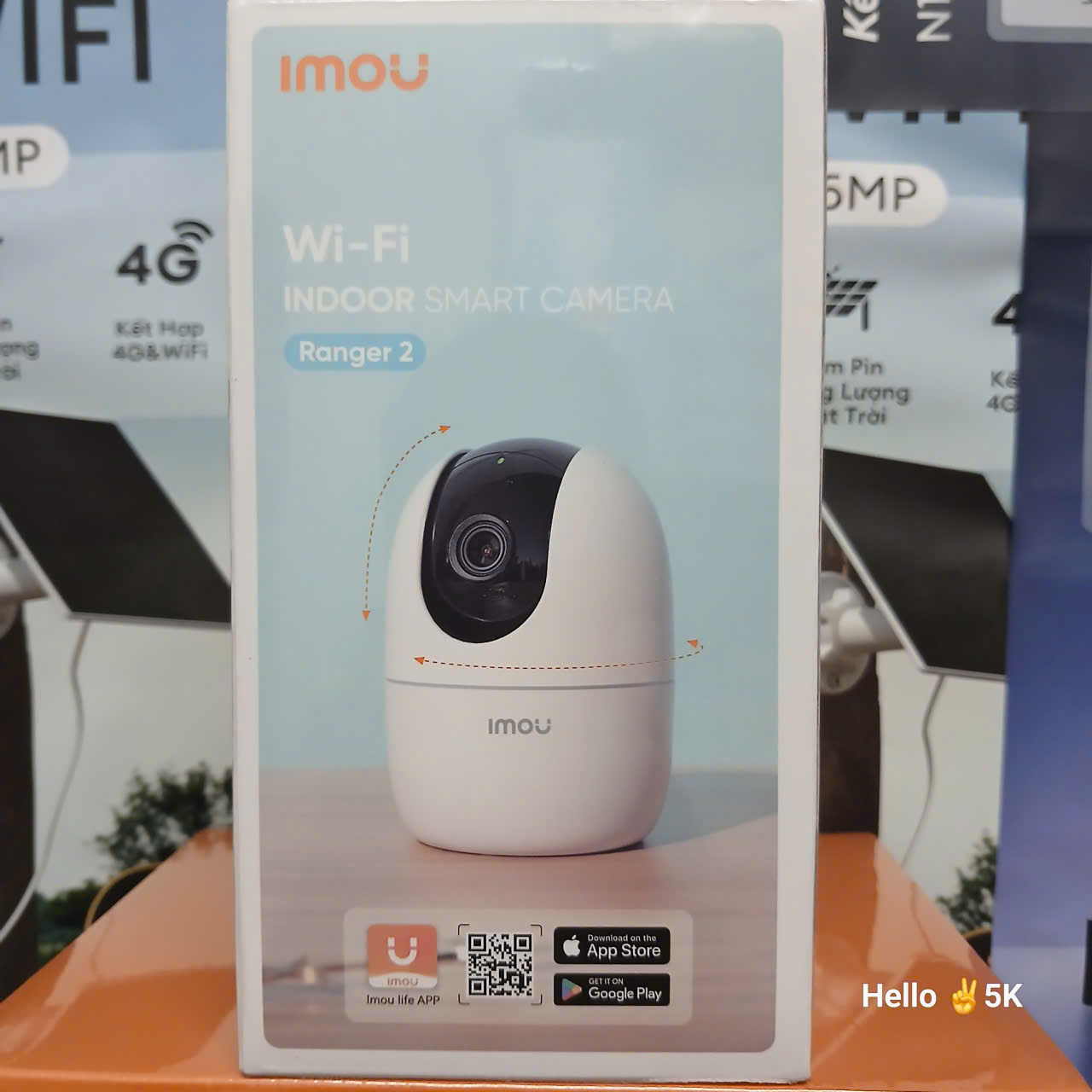 IMOU A32 2K 3MP - Tem 2026 | Ban đêm trắng đen | Wifi 2 tần số 2.4 | Có cổng LAN | Nén H.265 | Nhận thẻ 256GB