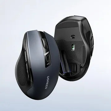 Chuột không dây Ultra Silent 2.4Ghz, chuột công thái học 5 cấp độ 4000DPI Ugreen 15063 cao cấp