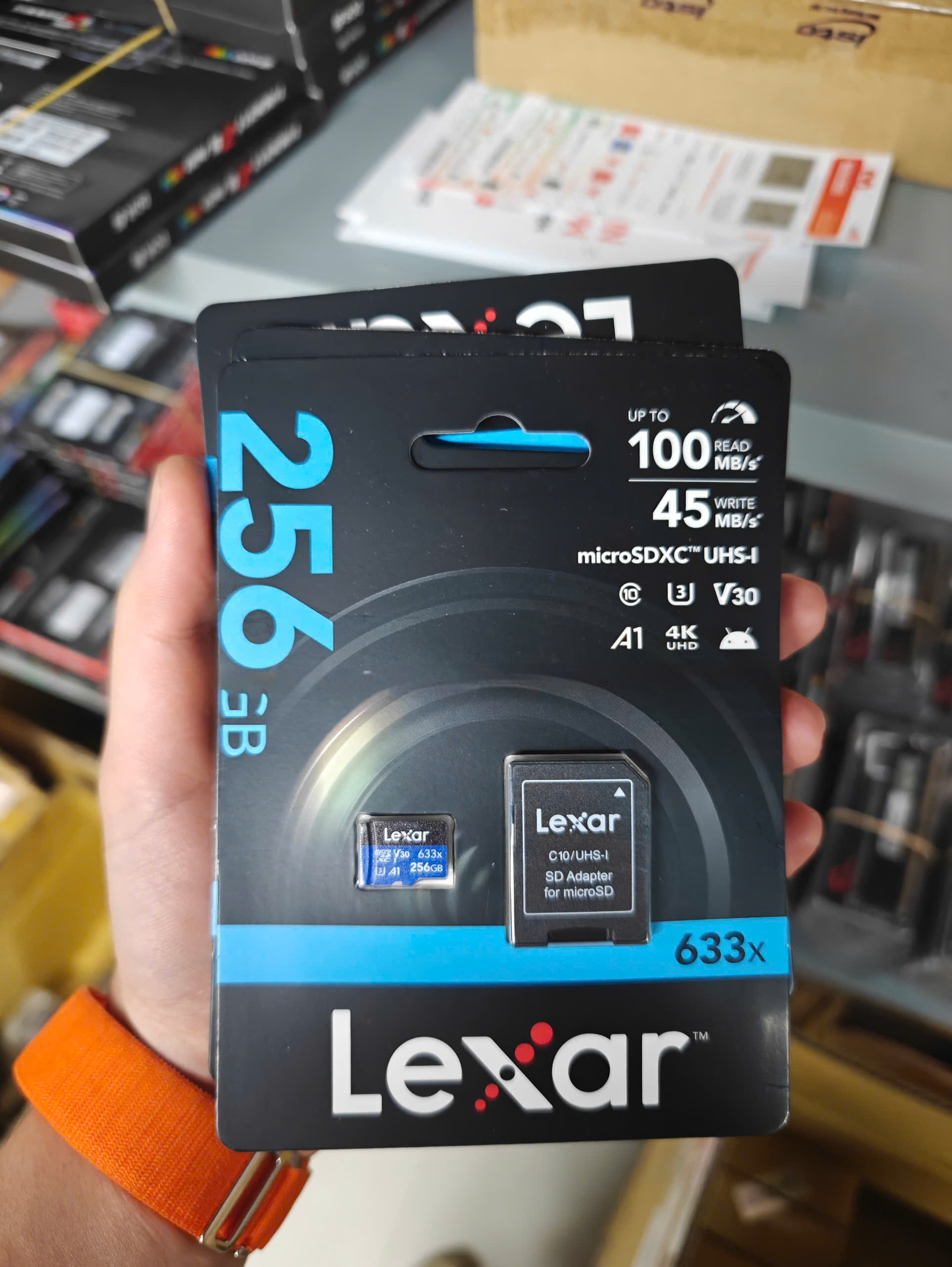 Thẻ nhớ Micro LEXAR 32GB / 64GB / 128GB / 256GB (ISTC) - Hàng chính hãng | 3 năm | Hộp 50c