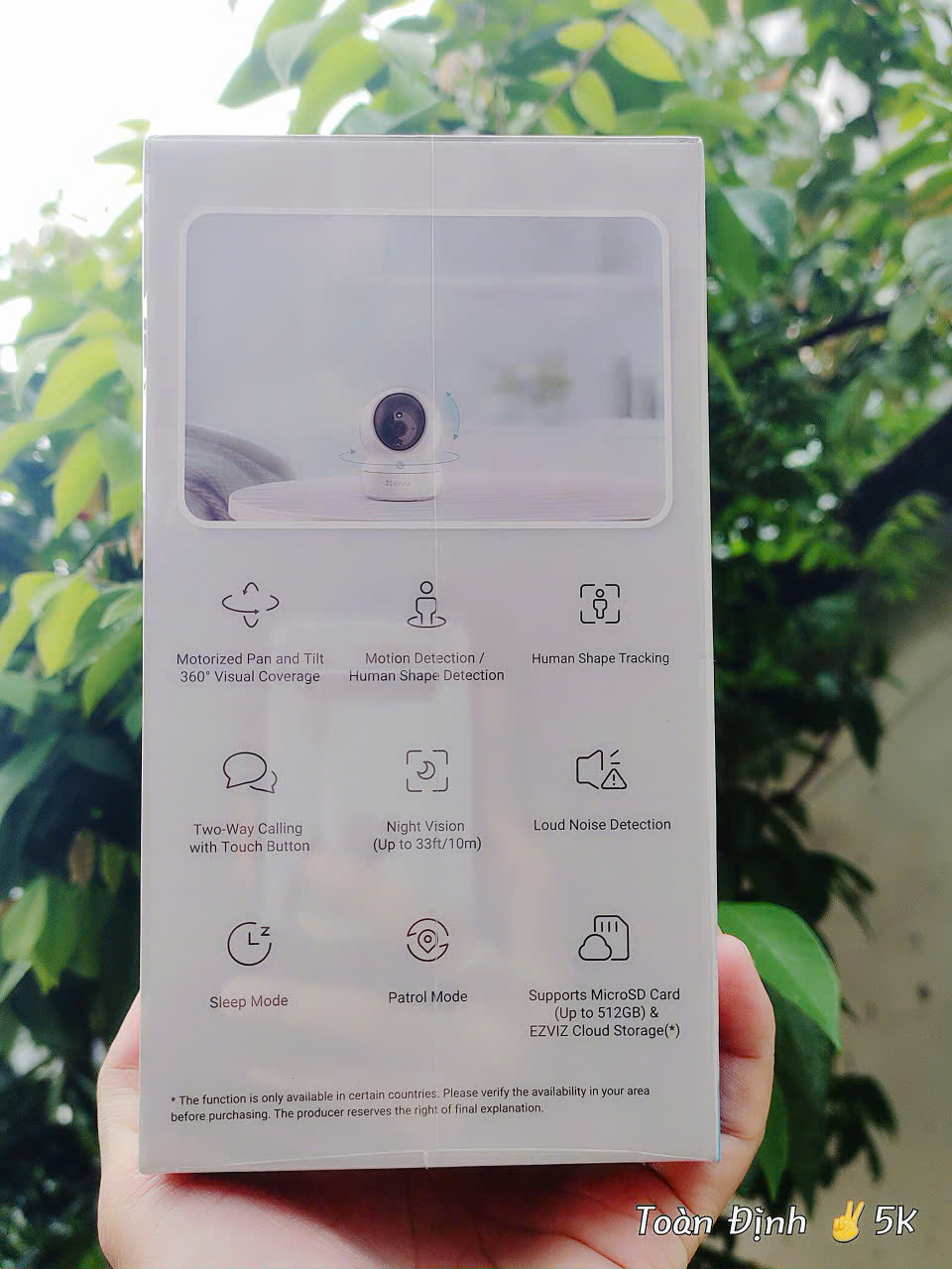 EZVIZ H6C PRO 3MP (Nổi bật với NÚT GỌI ĐIỆN THOẠI | Ban đêm có Màu | Đàm thoại | Xoay 360 | Thùng 30c) - Mua kèm H3C/C3TN 2MP, giảm 20,000đ