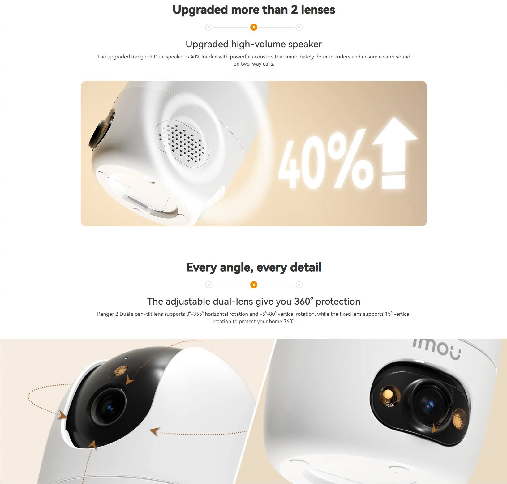 IMOU RANGER 2 DUAL 6MP / 8MP / 10MP - Double the security power (Bảo mật 2 lớp)
