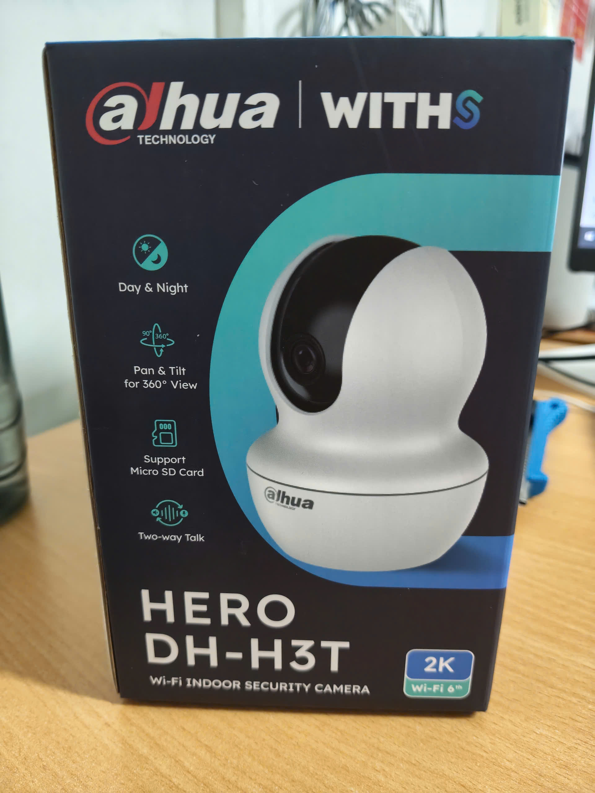(2) Camera Wifi Dahua Hero H3T 3MP/5MP,Xoay 360 trong nhà, Đàm thoại 2 chiều ,Theo dõi chuyển động H3T/H5T