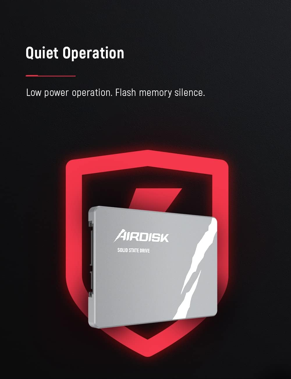 Ổ cứng SSD AirDisk 256GB chính hãng DGW PP (bảo hành 36T) - Thừa hưởng công nghệ từ Lexar