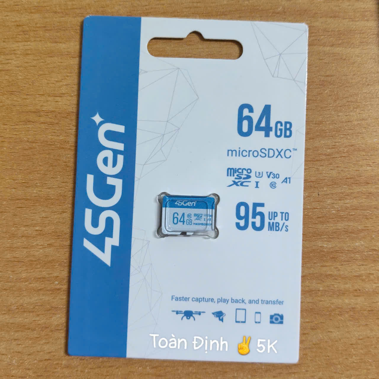 4SGEN 64GB Xanh - Thẻ nhớ Công Ty ✌ DSS miền Bắc | 7 năm | Hộp 30c
