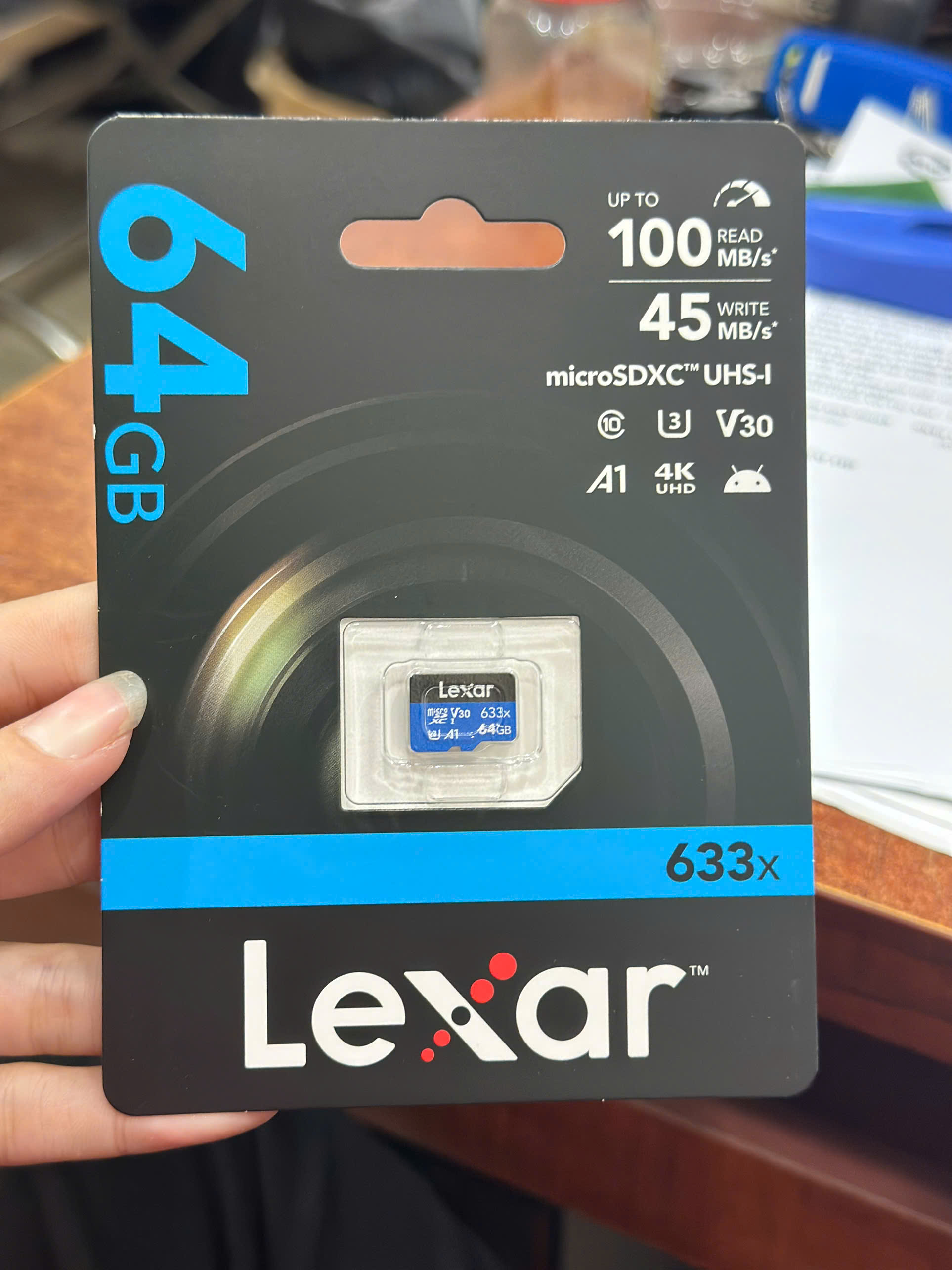 Thẻ nhớ Micro LEXAR 32GB / 64GB / 128GB / 256GB (ISTC) - Hàng chính hãng | 3 năm | Hộp 50c