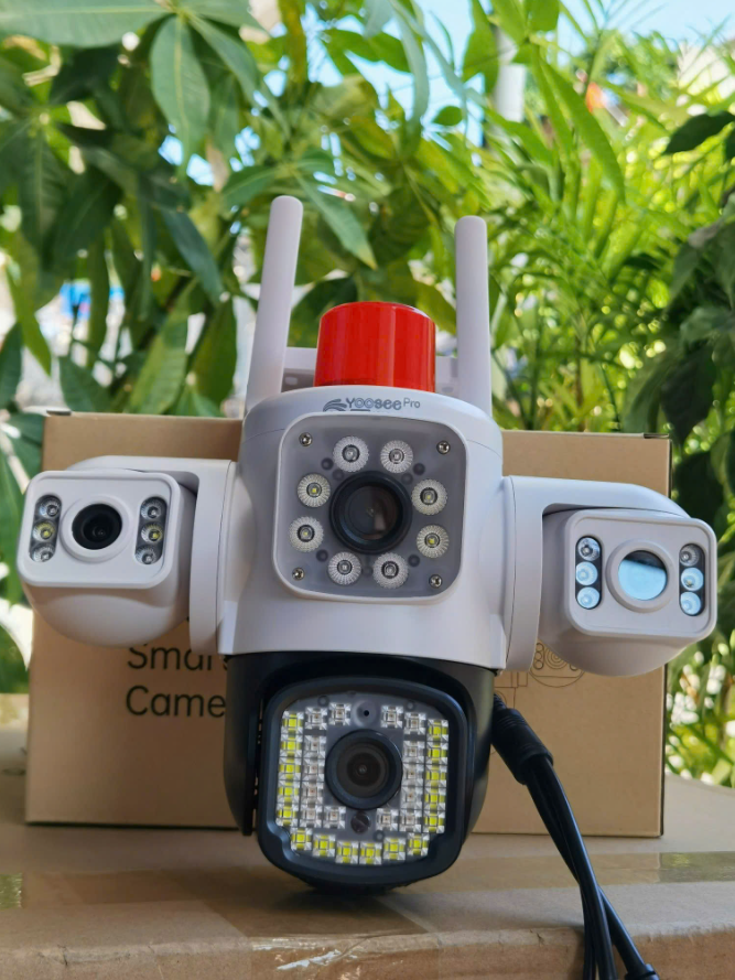 YOOSEE F50JD-18MP Camera Wi-Fi 4 mắt 3 khung hình (Hộp Carton 3 lớp | Bảo hành 12 tháng | Thùng 12c)