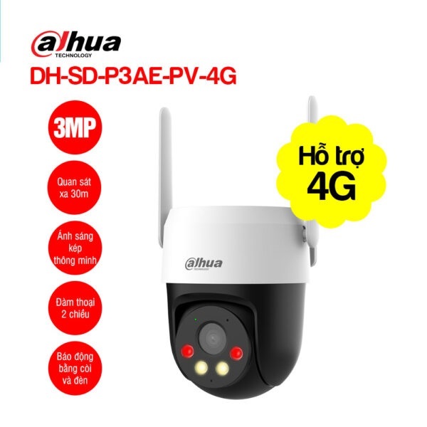 4G Camera KABE DH-P3AE-PV-4G / DH-P5AE-PV-4G