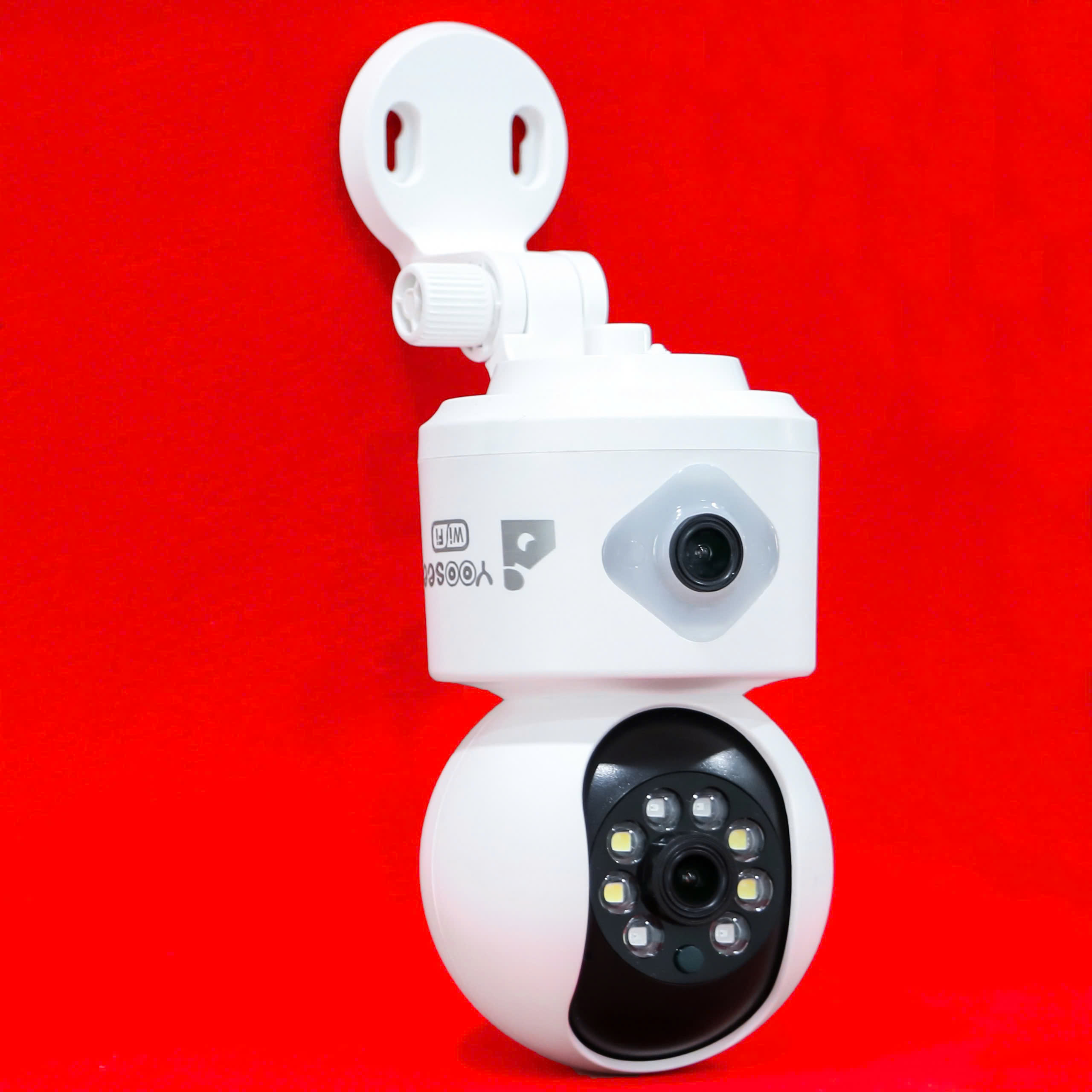 YOOSEE Q88 Blue - Cổng TypeC, Đế xoay 360 độ , đàm thoại, có màu, 2 mắt 2 khung độc lập, thùng 30c, tên khác QS415-C | Q5