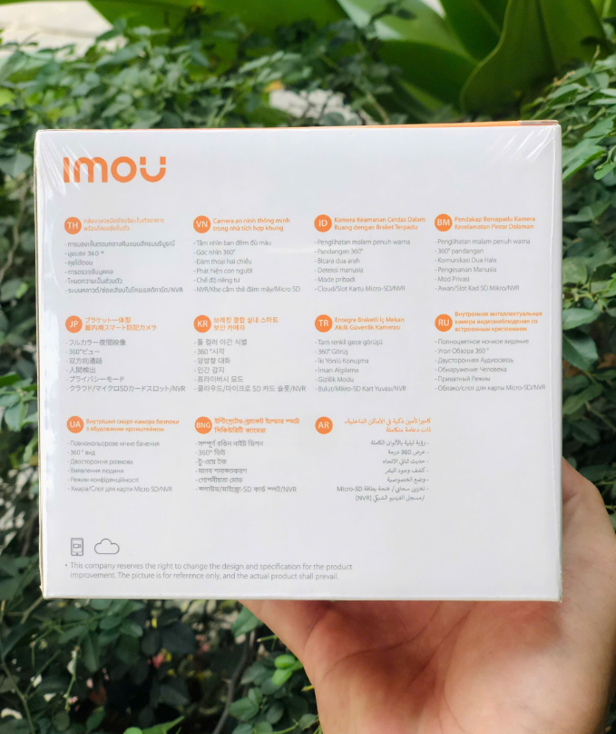 Camera Wi-Fi 3MP IMOU K2MP-2K Ranger Mini | Tích hợp chân đế I Tự Động Quay Quét | Phát Hiện Người | Màu về đêm