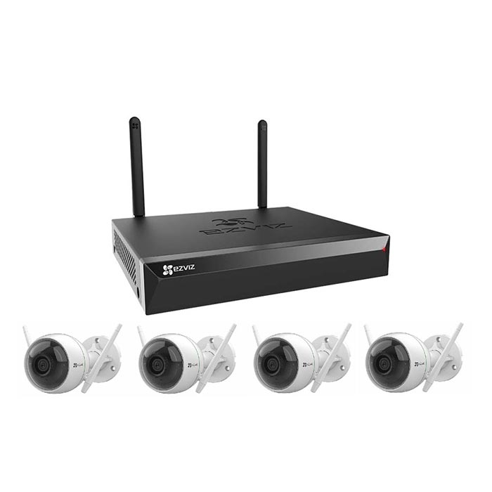 EZVIZ BW3844 - Bộ Kit 4 Camera Wi-Fi H3c 4MP và 1 Wi-Fi NVR X5S (8 kênh)