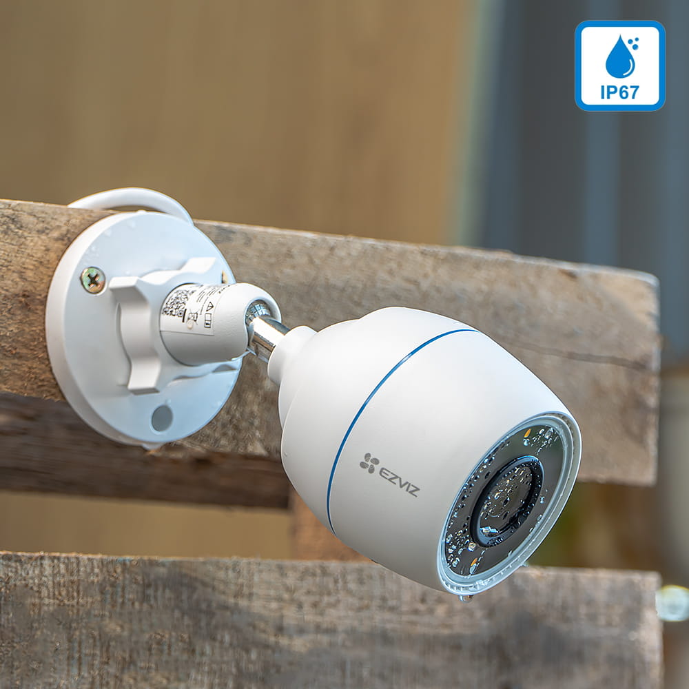 Camera 2MP EZVIZ C3TN 1080 - Có Micro | Không Loa | 30fps | Góc Chéo 95° | IP67 | Vỏ nhựa | Thùng 30c (Tương tự F32P | H3C 1080)