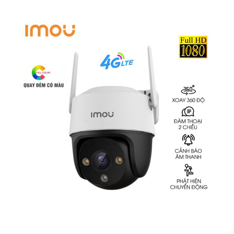 Camera 4G ngoài trời 2MP IMOU S21FTP 1080P (Cruiser 4G | Outdoor | FullColor | Sóng sim 4G mọi nhà mạng Việt Nam)