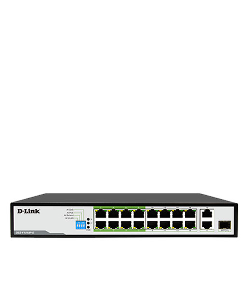 Switch D-Link hỗ trợ POE, tốc độ 100Mbps (3 Năm | Vỏ Sắt)