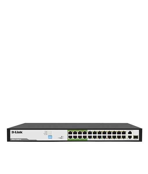 Switch D-Link hỗ trợ POE, tốc độ 100Mbps (3 Năm | Vỏ Sắt)