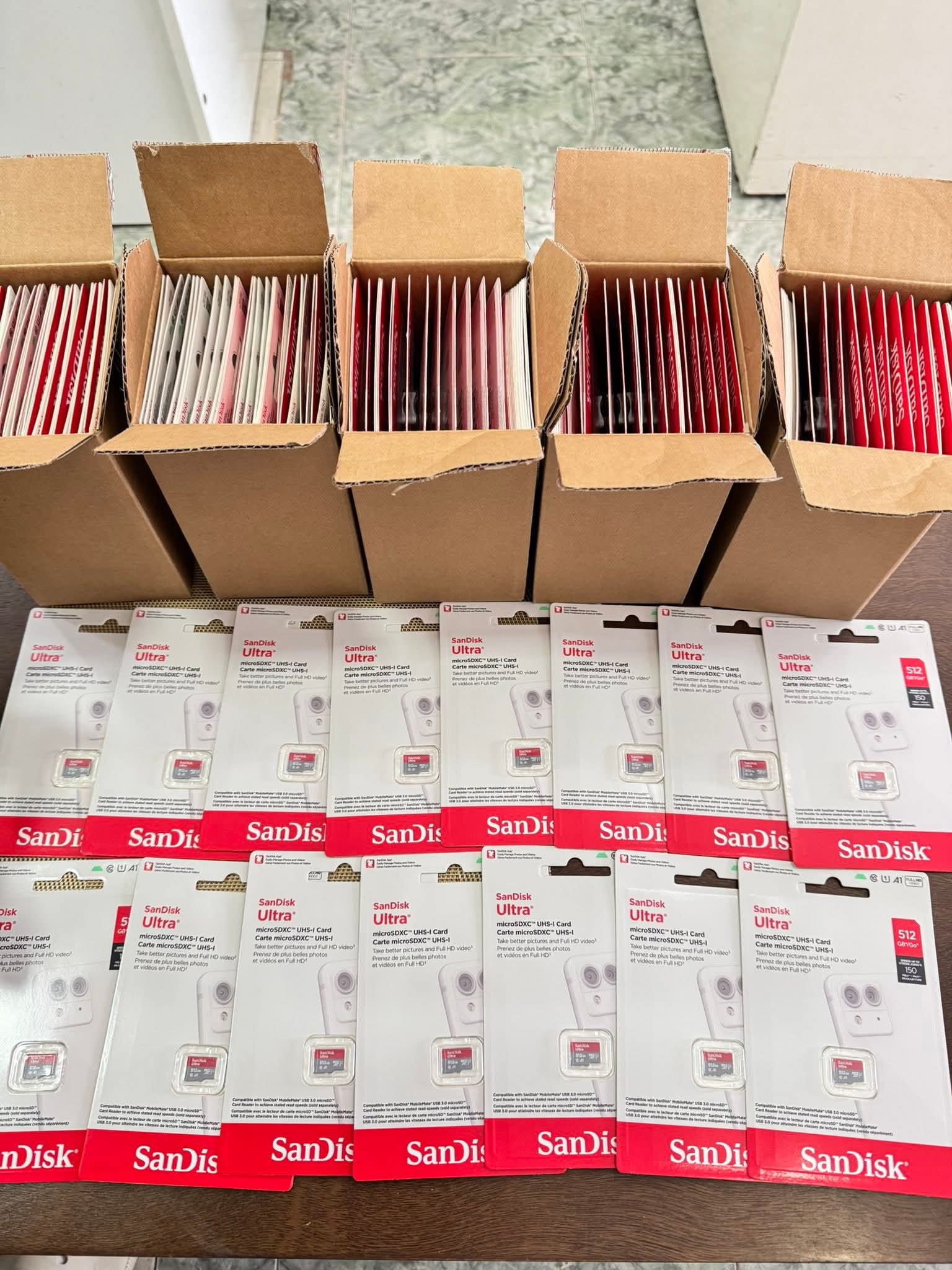 Thẻ nhớ SANDISK 512GB Chính Hãng ✌ Lifetime | Hộp 100c | Tương thích rất tốt với Camera Wifi kén thẻ nhất!