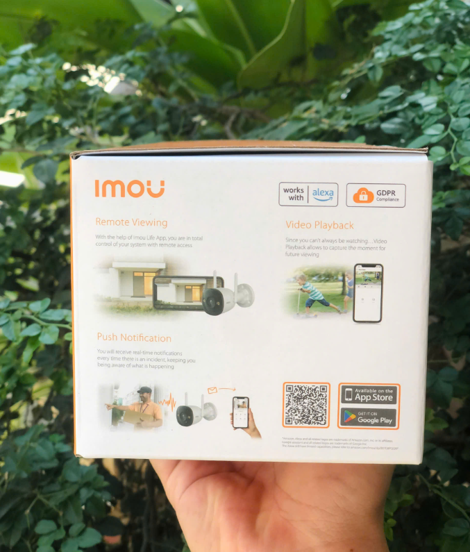 Camera Wi-Fi 5MP ngoài trời IMOU Bullet 2C I F52P I Chống nước IP67 | Chỉ micro, Ko led, Ko loa