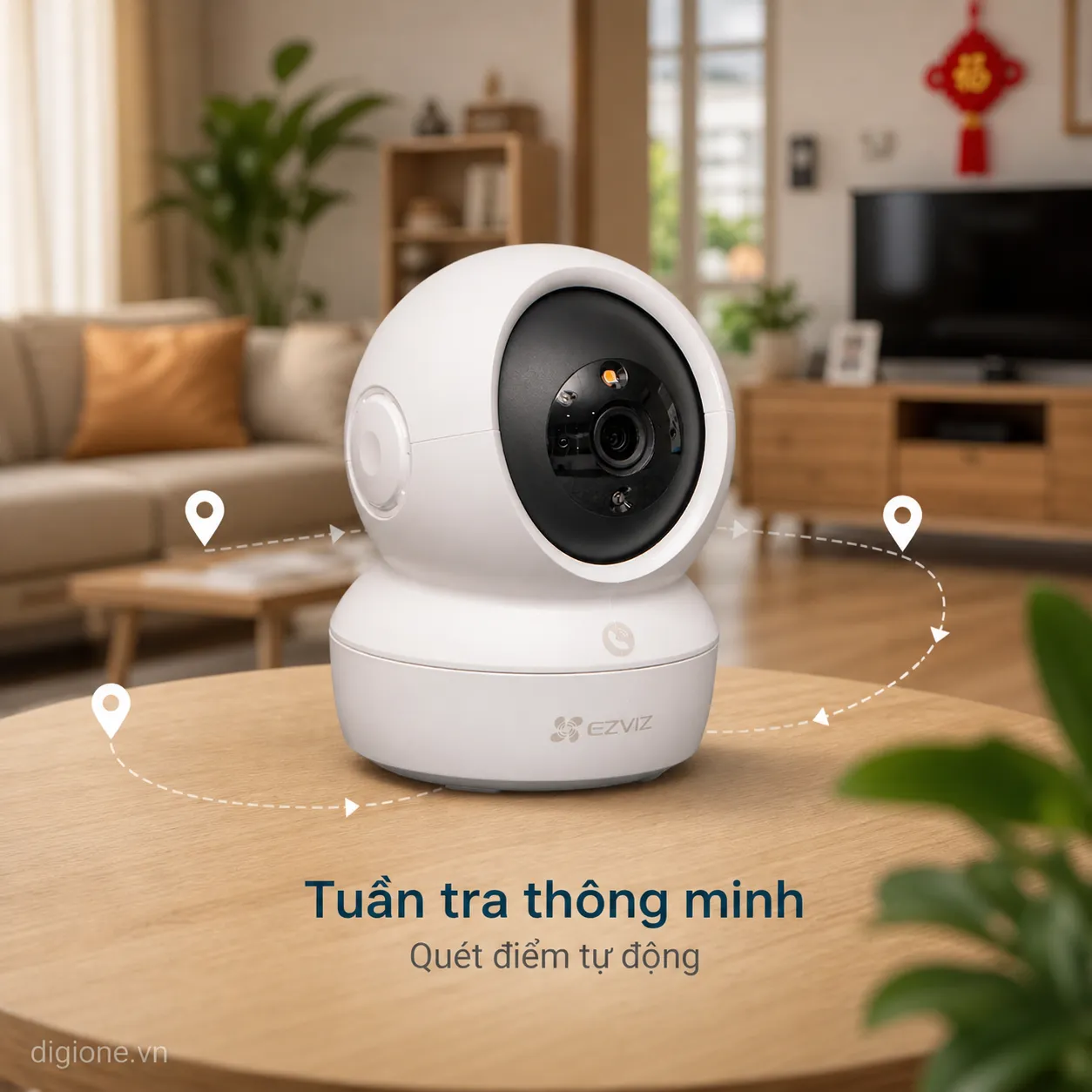 (5.0Ghz) Camera 4MP EZVIZ H6C PRO 2K+ | C6N PRO 2K+ ( Có màu ban đêm | Nút Gọi | Đàm thoại | Xoay 360 | Thùng 30c | 2 mã chỉ khác NNK, còn lại y chang )