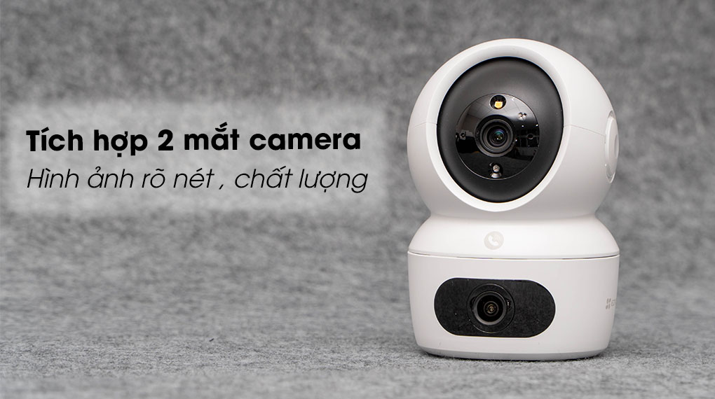 EZVIZ H7C Dual 8MP Camera Wi-Fi 2 mắt 2 khung 4MP + 4MP (Chân đế thiết kế thông minh)