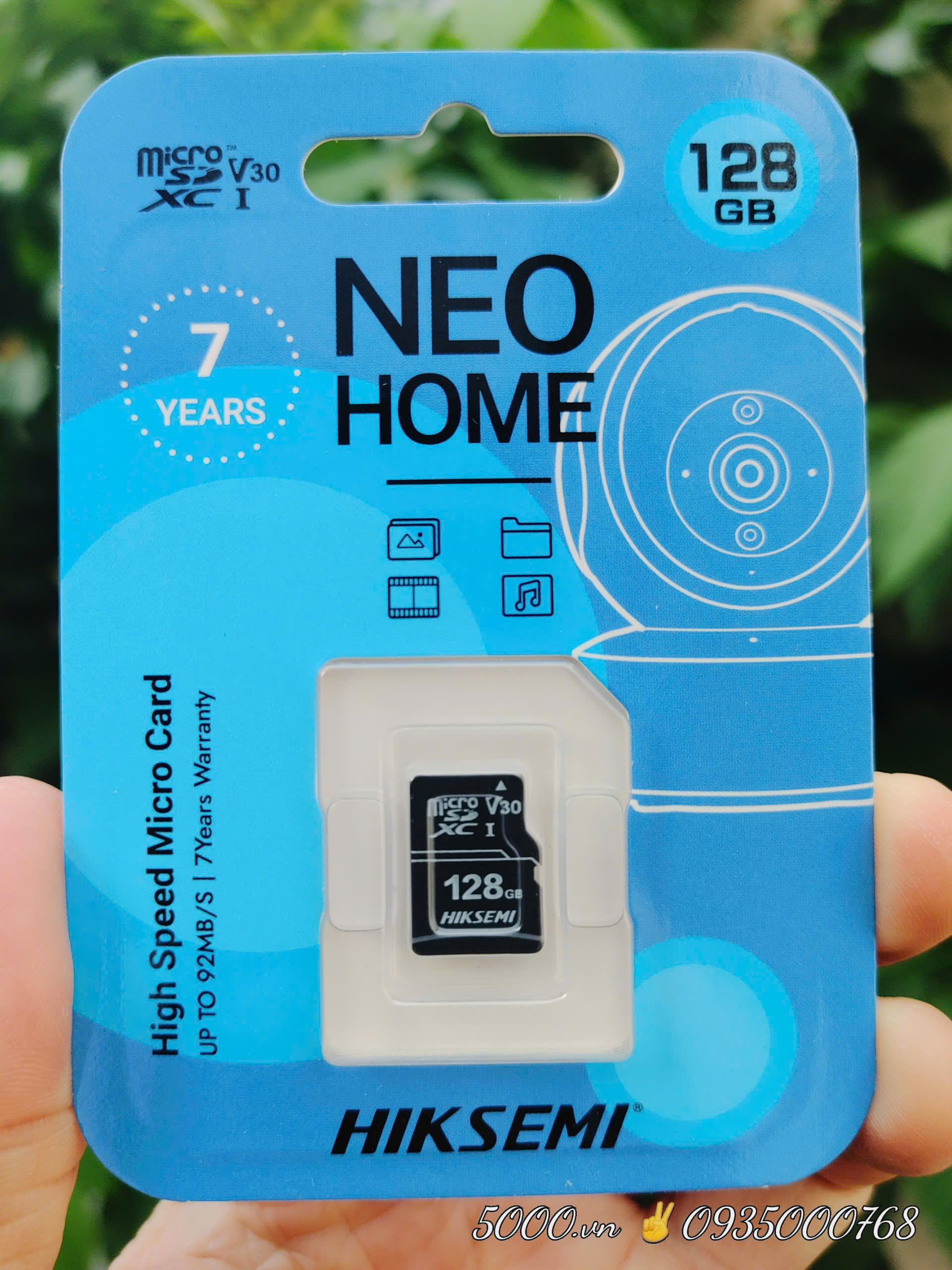 HIK-SEMI 128GB - Thẻ nhớ Chính Hãng ✌ Hikvision Việt Nam | Lifetime | Thùng 20 Hộp 50c | Tương thích rất tốt với Camera Hikvision