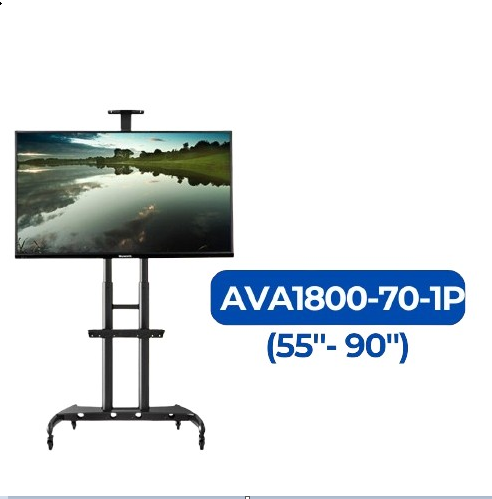 Khung treo tivi DI ĐỘNG có 4 bánh xe | Có giá để Camera phía trên | Tùy mẫu có đế bằng để loa bên dưới
