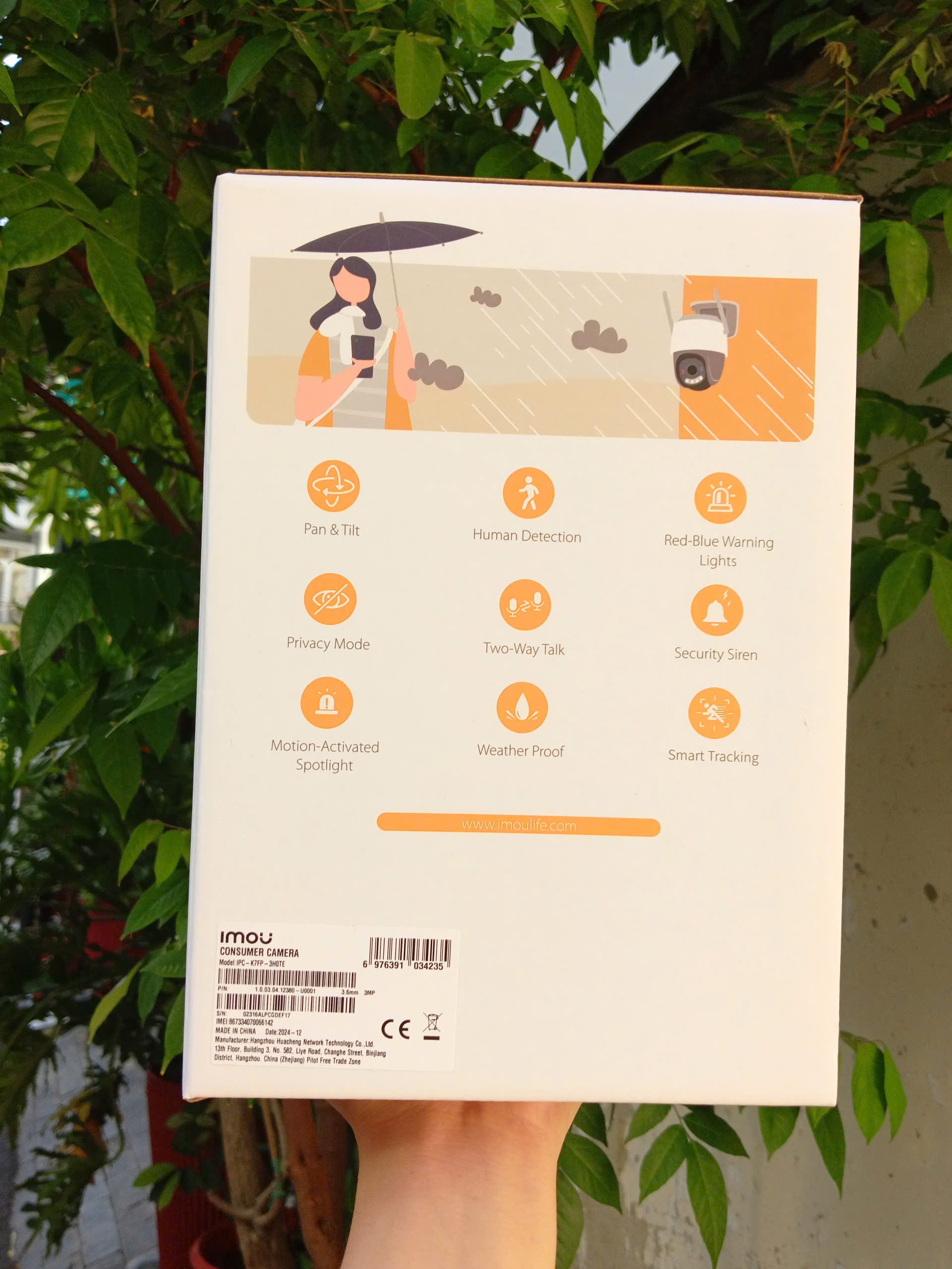 (Hiếm) 4G camera IMOU K7FP-3HOTE-4G (3MP | Outdoor | FullColor | Sóng sim 4G mọi nhà mạng Việt Nam)