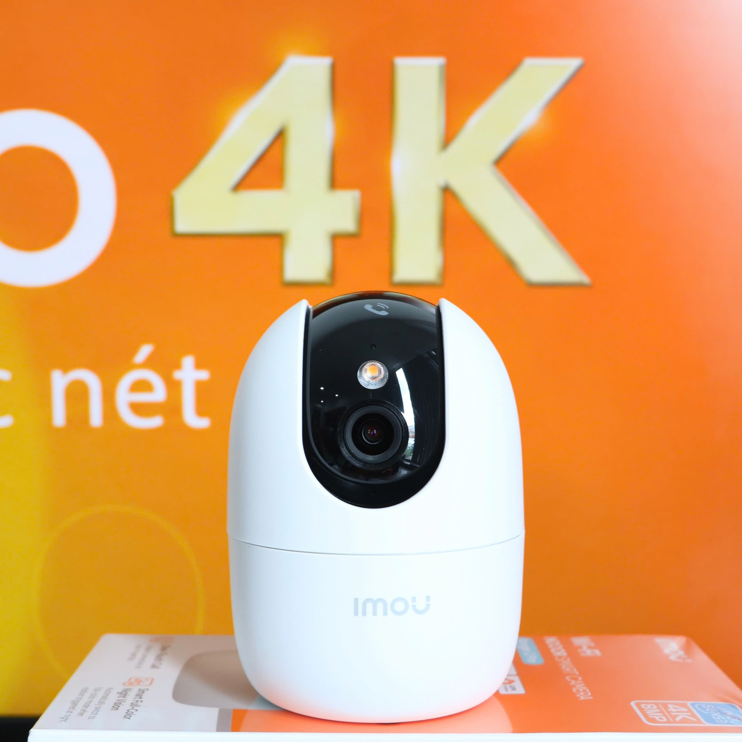 (5.0Ghz) IMOU A82 PRO 4K 8MP - Ban đêm có màu | Wifi 2 tần số | Có cổng LAN | Nén H.265 | Nhận thẻ 512GB