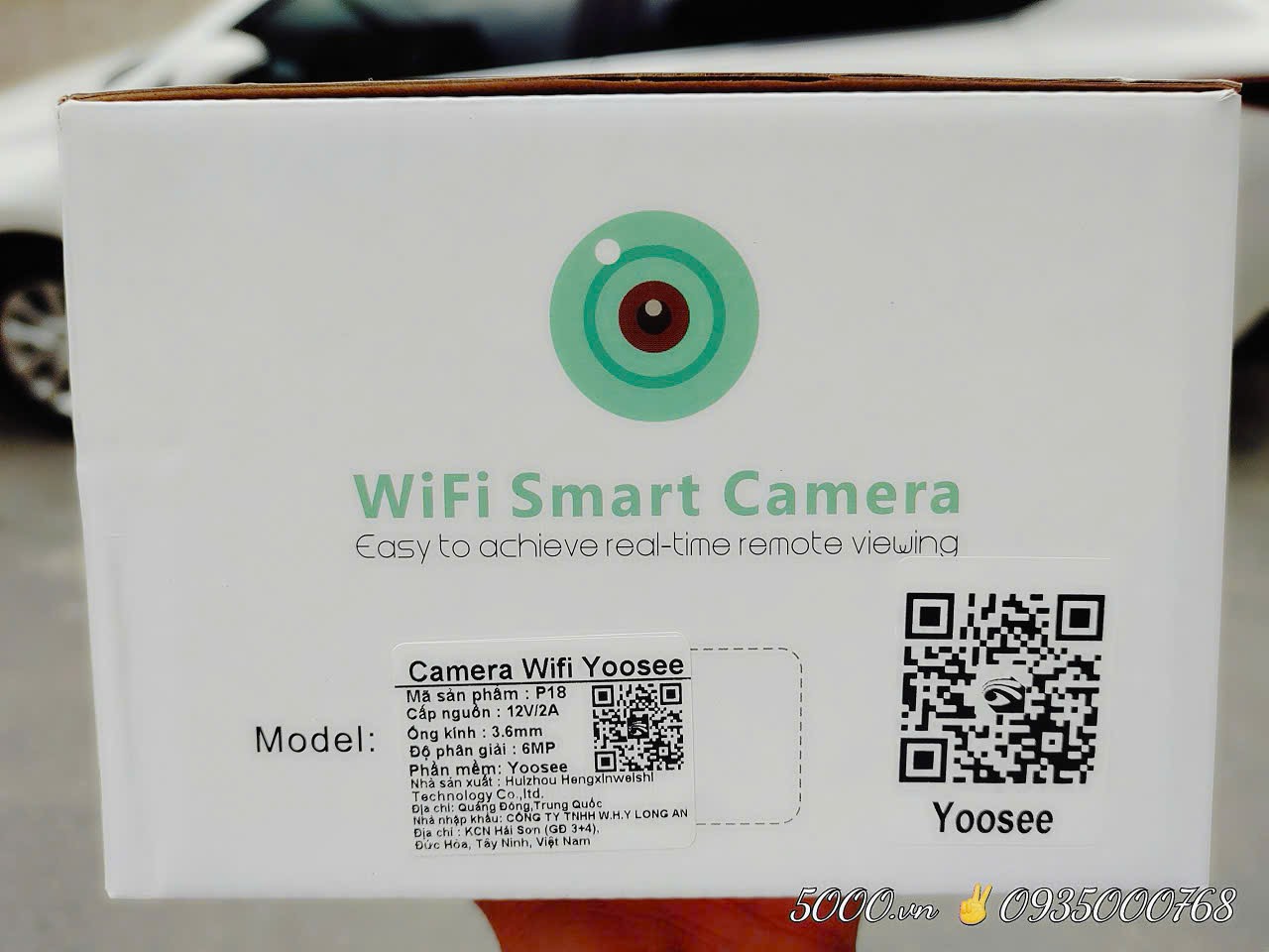 Camera Wifi YS-09 ngoài trời màu ĐEN, 2 mắt 2 khung hình, cổng sạc Tròn lớn 12V2A, Có màu ban đêm, Xoay 360 độ , Đàm thoại, Báo động siêu to, Có cổng LAN dự phòng, có Nút Reset