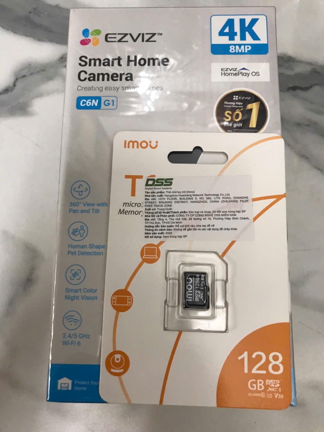 (2) IMOU 64G / 128G - Thẻ nhớ Chính Hãng ✌ Imou Việt Nam | 6 năm | Thùng 12 Hộp 20c