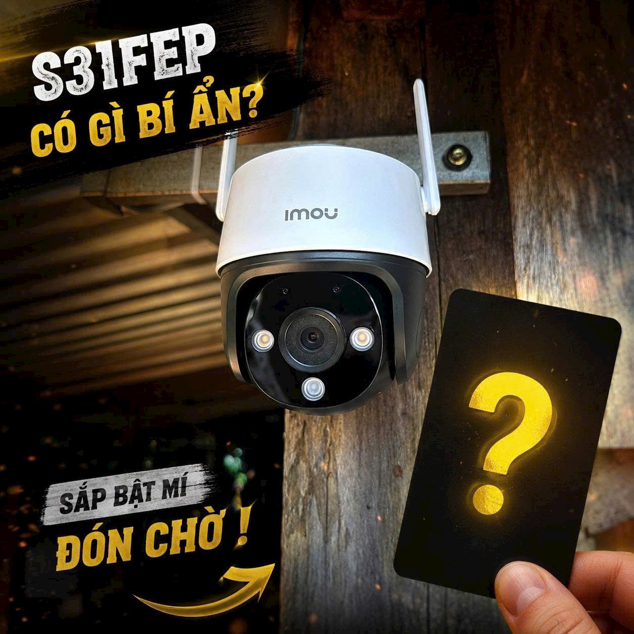 IMOU S31FEP 2K 3MP (Camera Wi-Fi Cruiser SE+ | Có màu | Đàm Thoại | Phong cách PTZ | Thùng 8c)