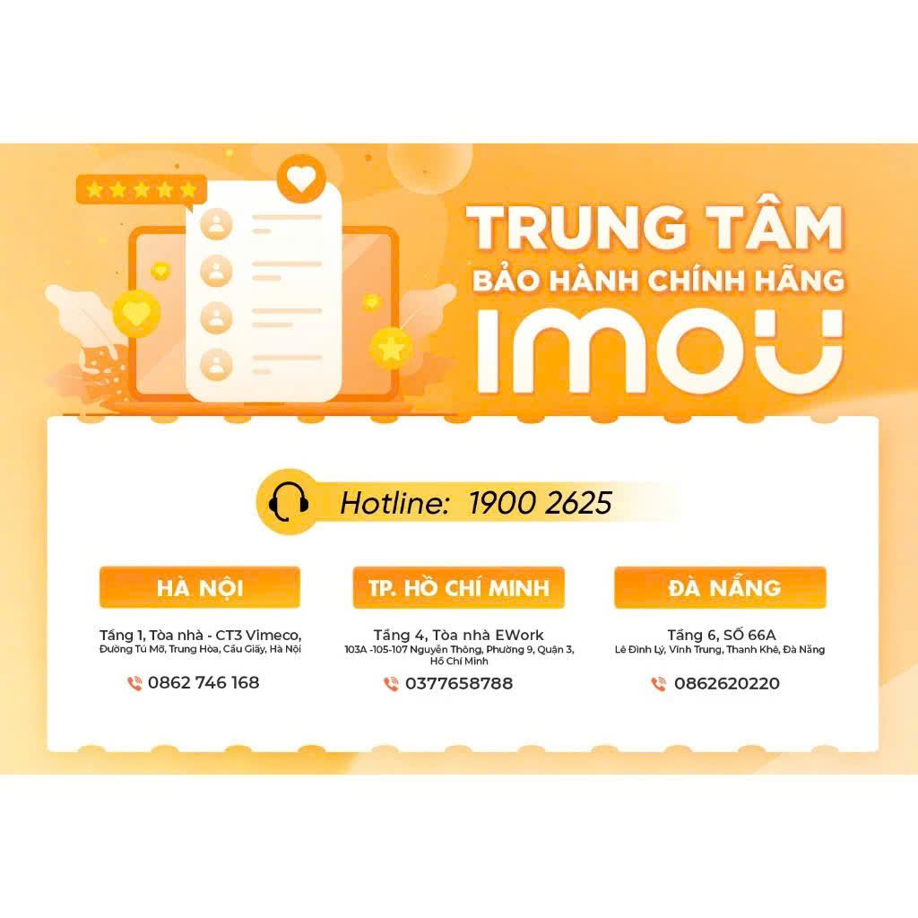 Camera Wi-Fi 5MP IMOU K2MP-3K Ranger Mini | Tích hợp chân đế I Tự Động Quay Quét | Phát Hiện Người | Màu về đêm