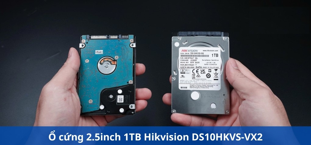 Ổ cứng 1TB Hikvision 2.5 inch - Mã hàng: DS10HKVS-VX2 | Bảo hành 2 năm tại Hikvision