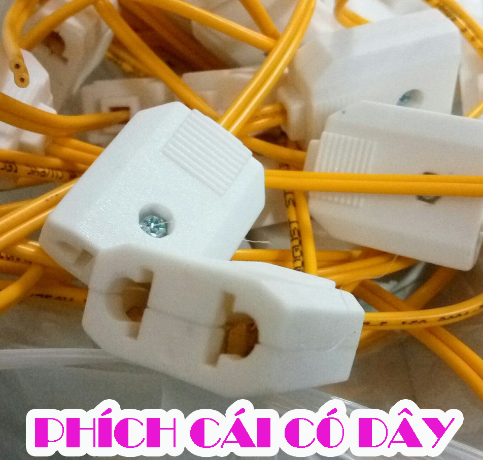 Phích Cắm Âm Lắp Camera Có Dây Nối (Dây to, loại tốt | Bảo hành 12 tháng)