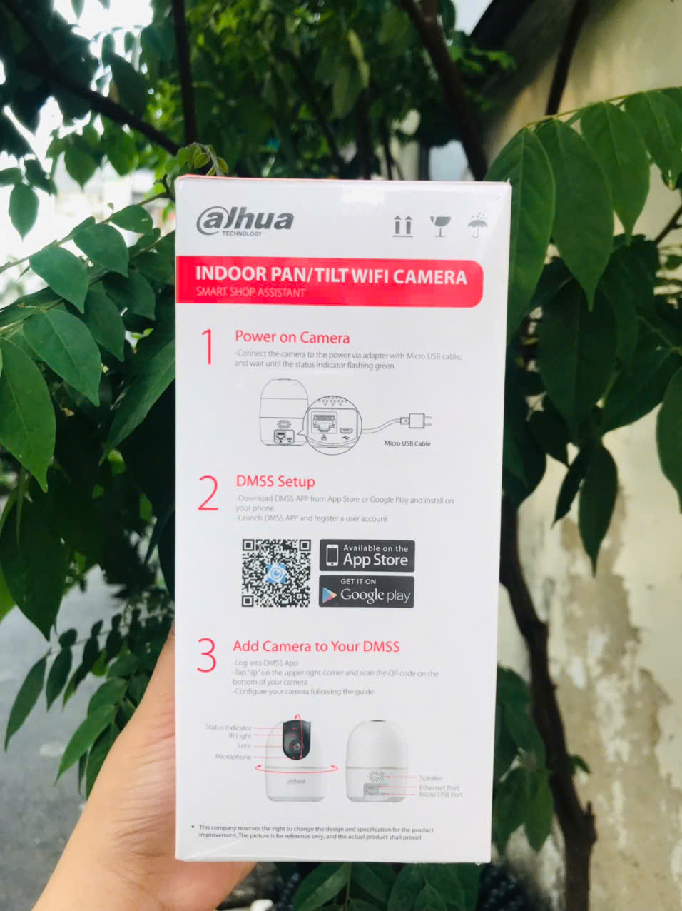 Wifi Dahua H5AE 3K 5MP - Hero A1 Xoay 360, Đàm thoại, nhìn xuyên ban đêm