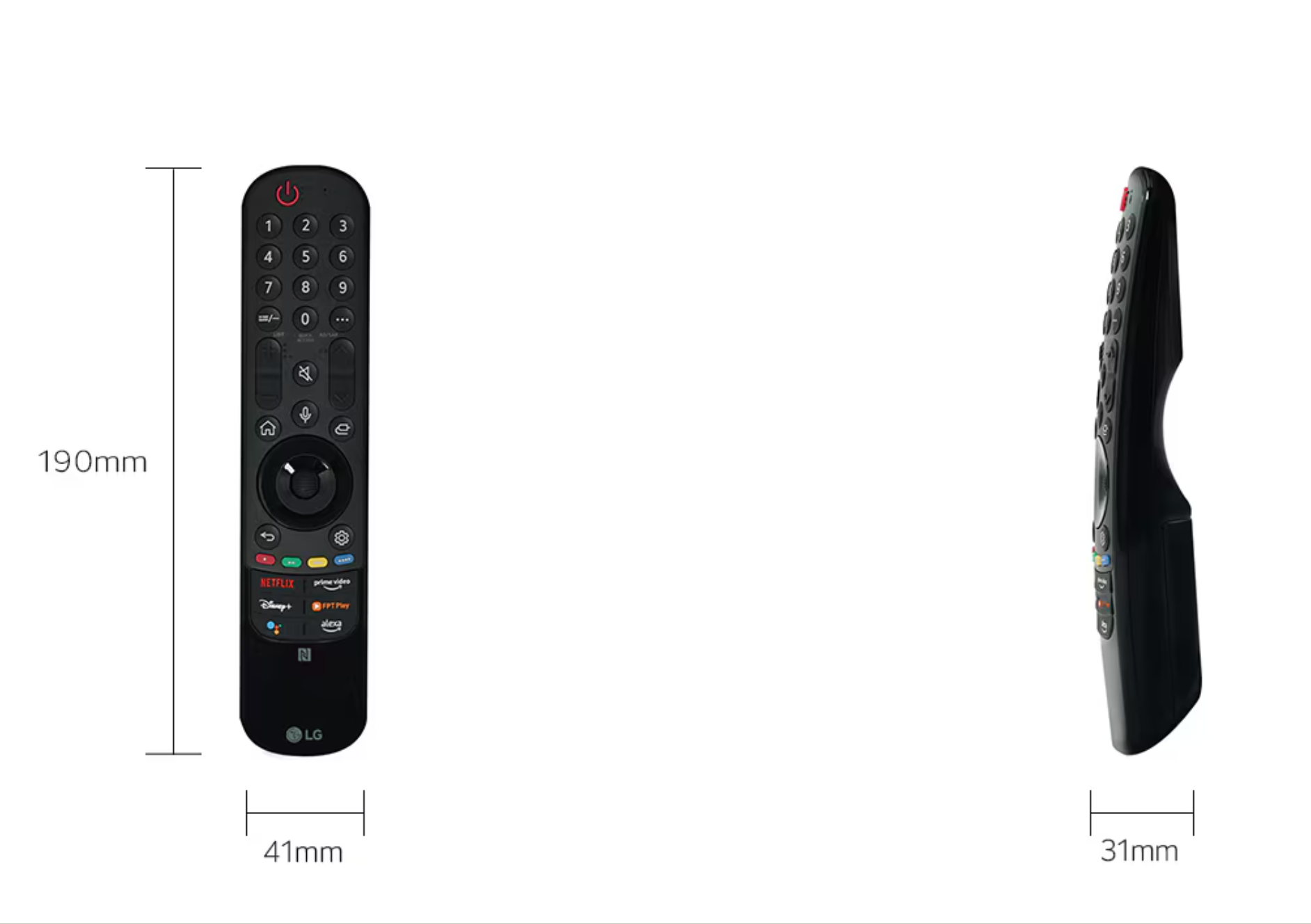 Remote LG Điều khiển từ xa Magic dòng Tivi 2021-2022-MR22GA (AKB76040005-AKB76039905)