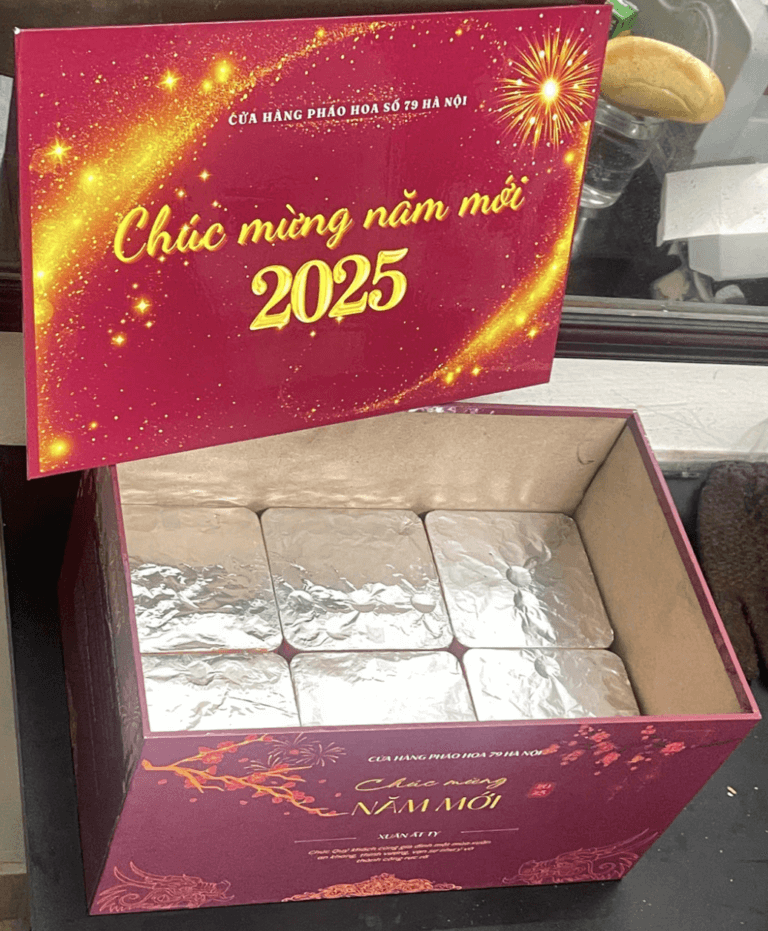 Giàn phun MIX X1000 (Mix 4 loại pháo khác nhau | Tem mới 2024)