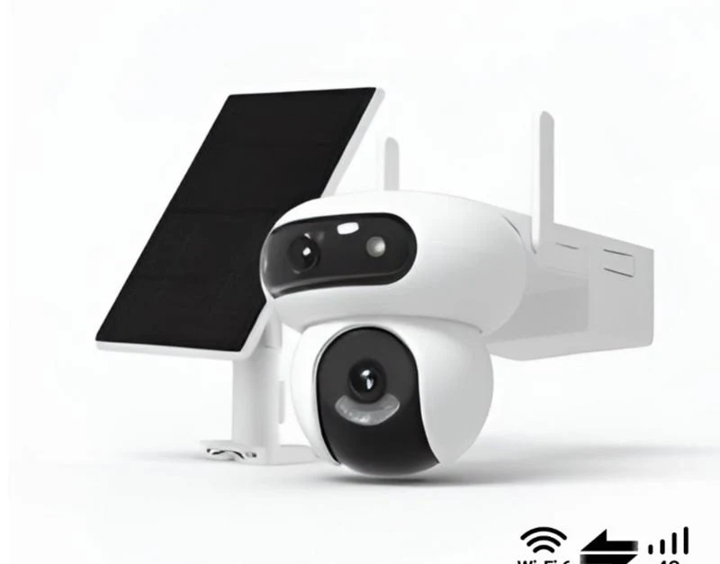 (Quà) 4G Ezviz HB90x Dual 8MP - Camera NLMT 2 măt ngoài trời | Dây 3 mét | Sạc 10W | Pin 10.400 mAh | IP65 | Có 4G, Có Wifi luôn | CS-HB90x/SP-R100 (4MP+4MP W4GA)