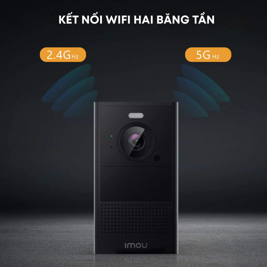 Camera Wi-Fi dùng Pin IMOU Cell 2 (4MP) I IPC-B46LP I Đàm thoại I Thời lượng pin đến 180 ngày I 4MP