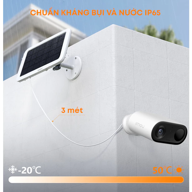 Tấm nguồn năng lượng mặt trời IMOU phụ kiện cho Camera Cell Go và Cell 2