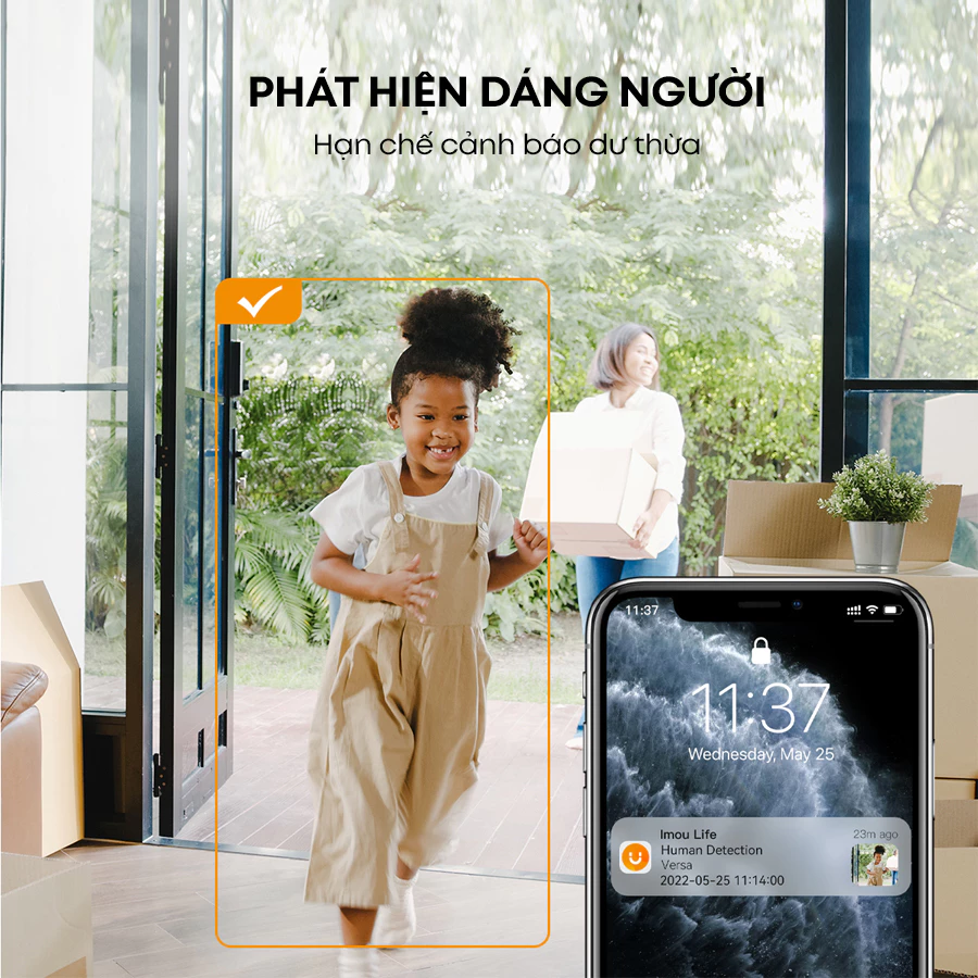 Camera Wi-Fi trong nhà và ngoài trời IMOU Versa I IPC-C22FP I Đàm thoại I Màu ban đêm