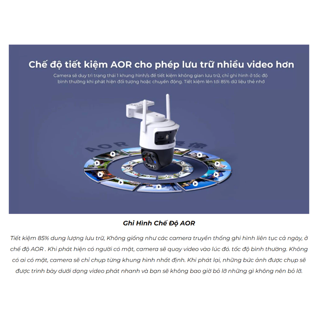 Camera Wi-Fi 11MP IMOU S7UP (Cruiser Z 3MP + 3MP + 5MP I 3 mắt 3 khung hình | Thùng 12c)