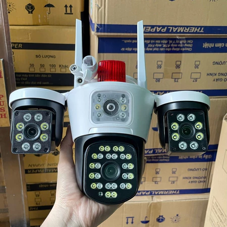 YOO.SEE Q48 - Camera Wi-Fi 4 mắt 3 khung hình, thùng 12 hộp màu.