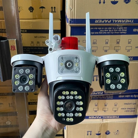 YOO.SEE Q48 - Camera Wi-Fi 4 mắt 3 khung hình, thùng 12 hộp màu.