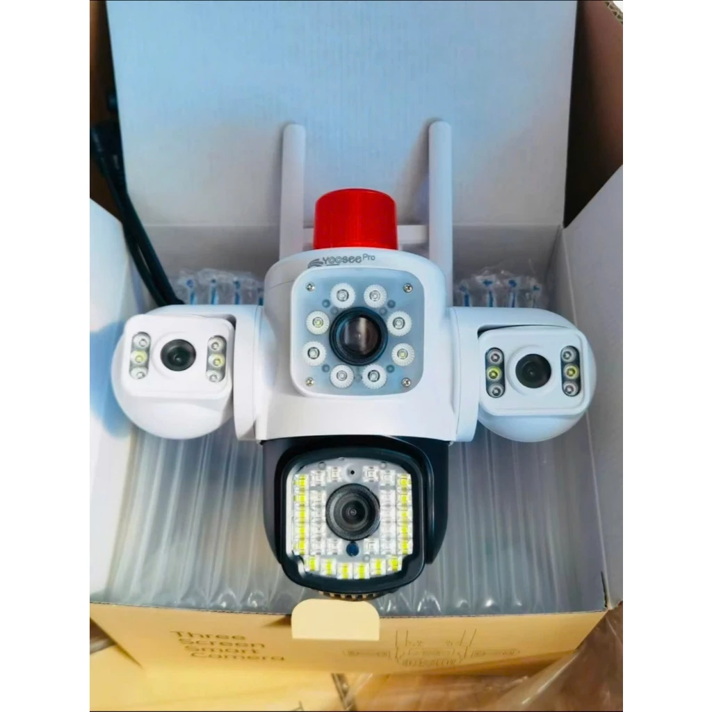 YOOSEE F50JD-18MP Camera Wi-Fi 4 mắt 3 khung hình (Hộp Carton 3 lớp | Bảo hành 12 tháng | Thùng 12c)
