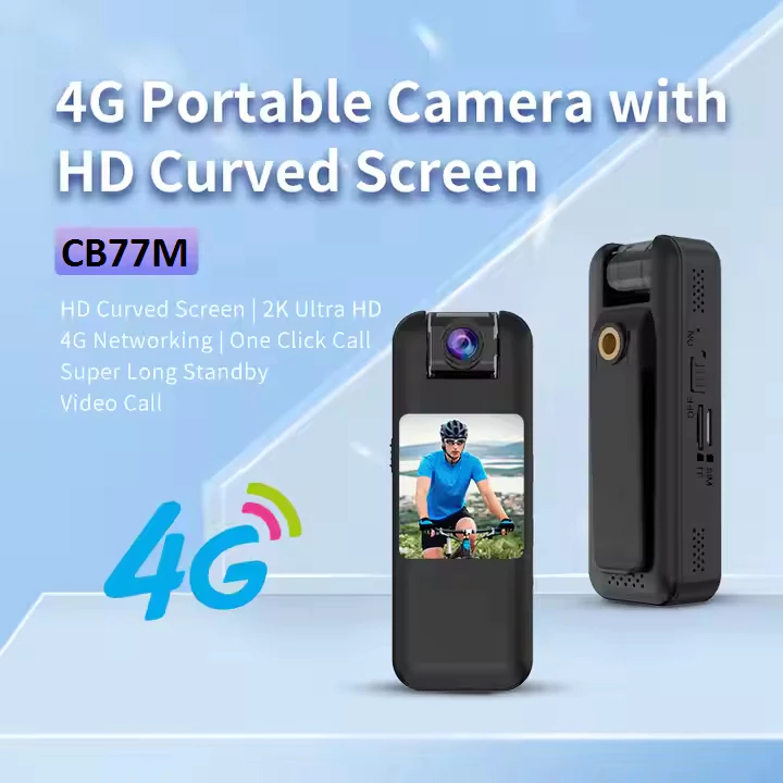 4G Camera O-KAM PRO CB77-4G - Camera 1080P, sim 4G, có pin 1500mAh, máy ghi âm cầm tay