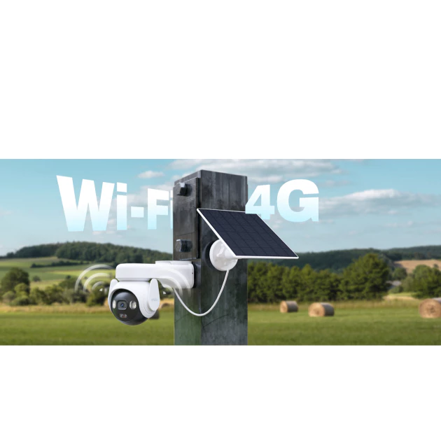 IMOU B7ED lai 4G + Tấm pin năng lượng mặt trời 5W | Pin 10.000 mAh | Kết nối kép: Hỗ trợ 4G & Wifi 6