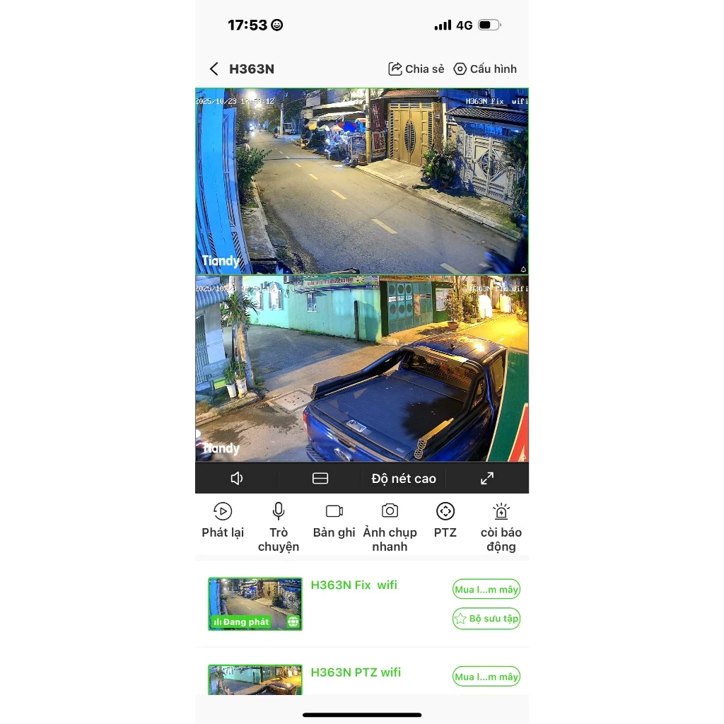 Camera IP Wifi TIANDY H363N 6MP (3MP + 3MP)