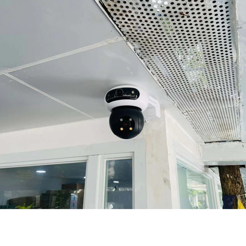 EZVIZ C90 8MP - Dual 2K plus + 2K plus (5,120 × 2880| Mắt trên Cố Định, mắt dưới xoay 360| Đàm thoại | Có màu ban đêm | Lắp ngoài trời)