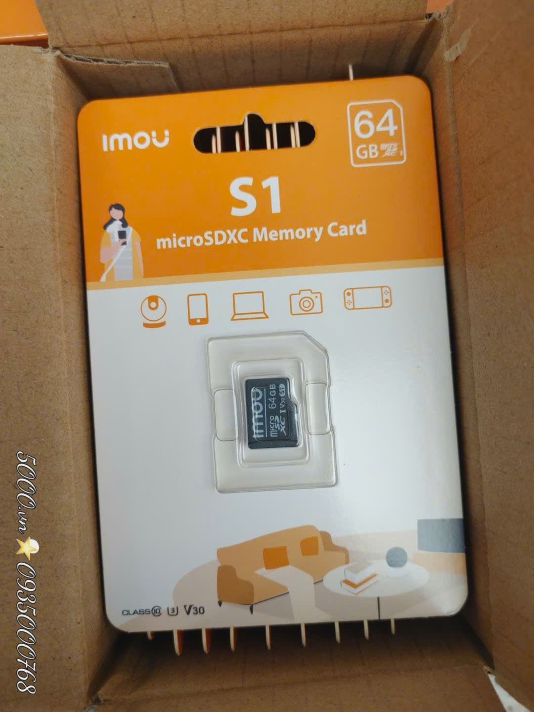 (Hộp 20c) Thẻ nhớ IMOU 64GB - Hàng chính hãng | Bảo hành 6 năm